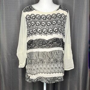 FRANCESCA’s COLLECTIONS BLOUSE LARGE